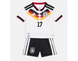 Nemecko Florian Wirtz #17 Domáci Detský futbalový dres MS 2026 Krátky Rukáv (+ trenírky)
